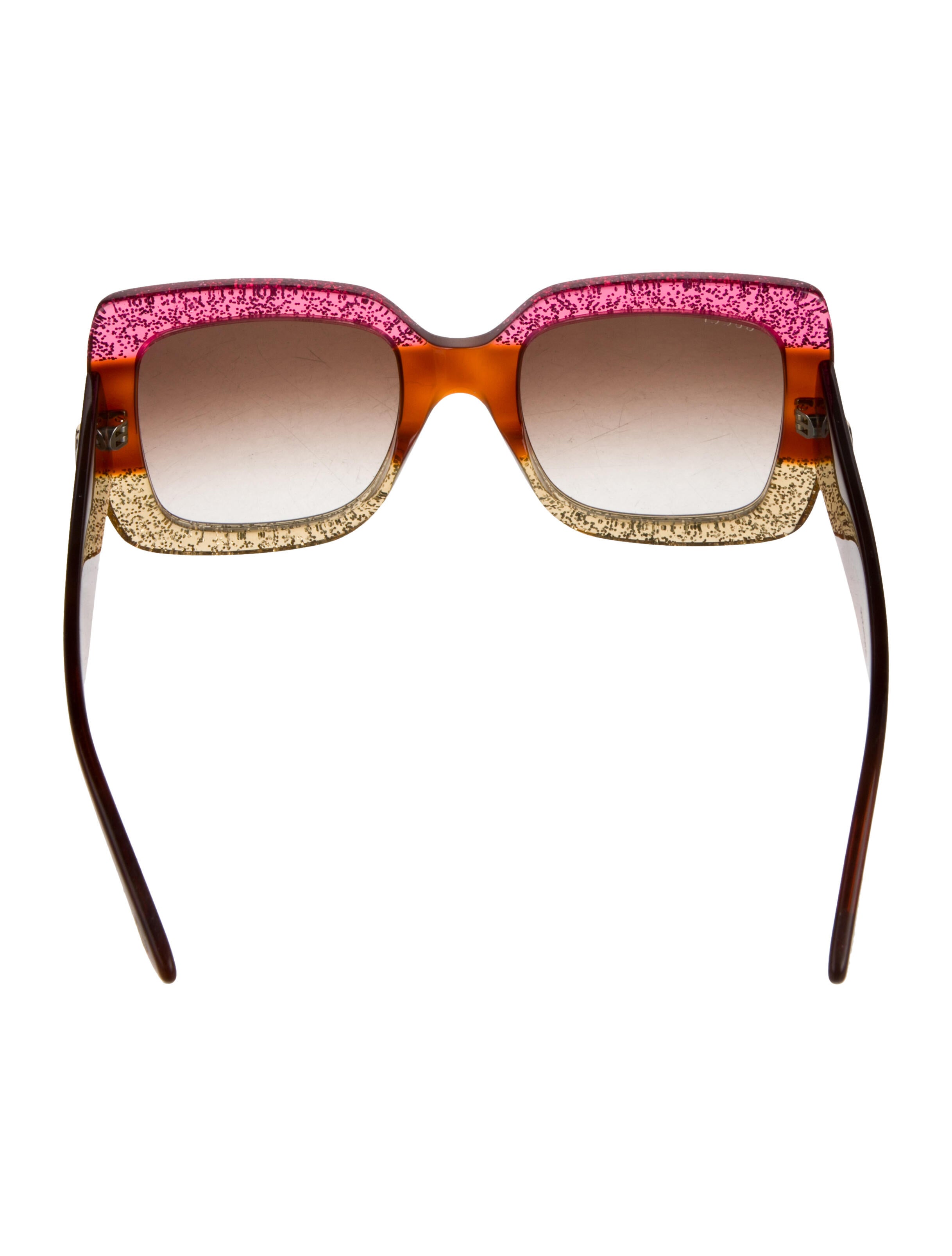 Gucci Interlocking G Logo Square Sunglasses