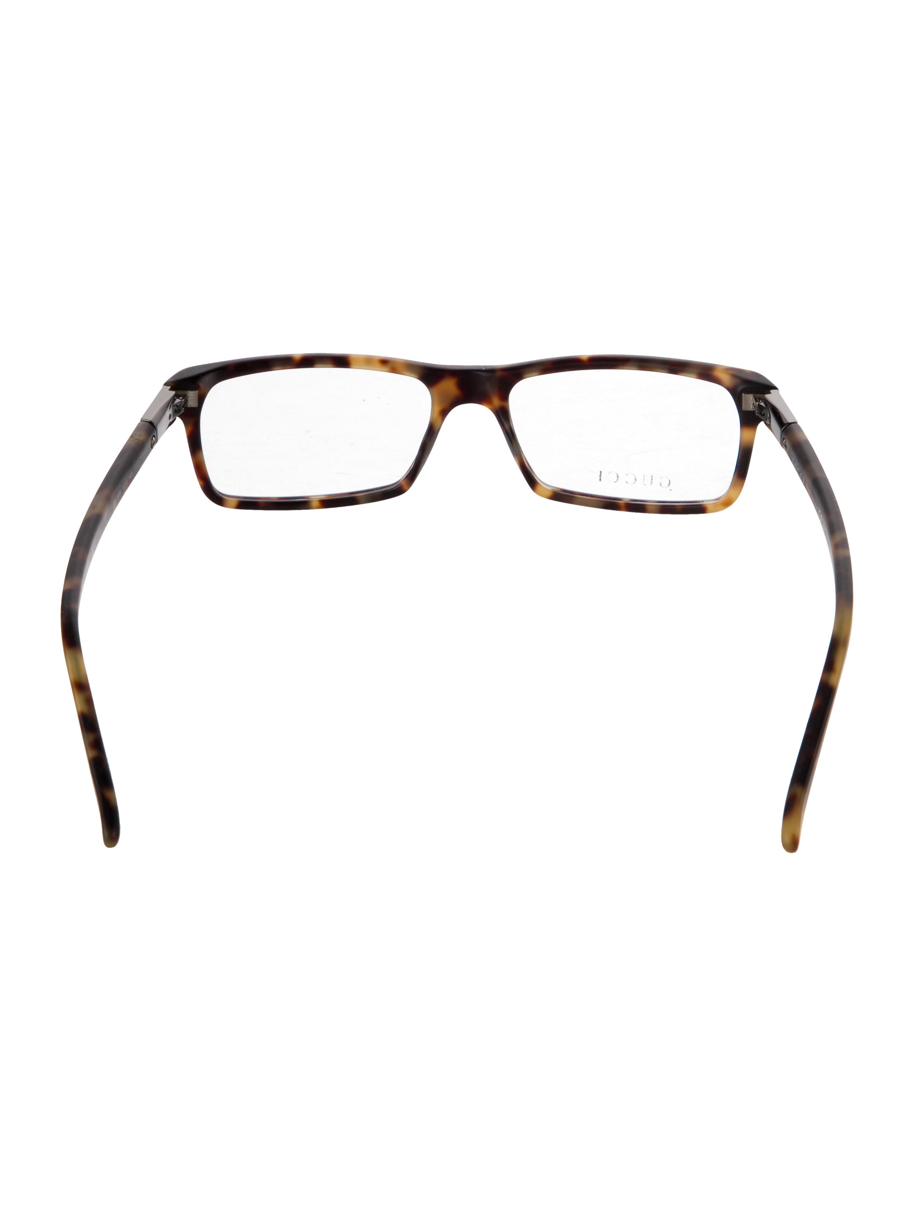Gucci Web Accent Square Eyeglasses