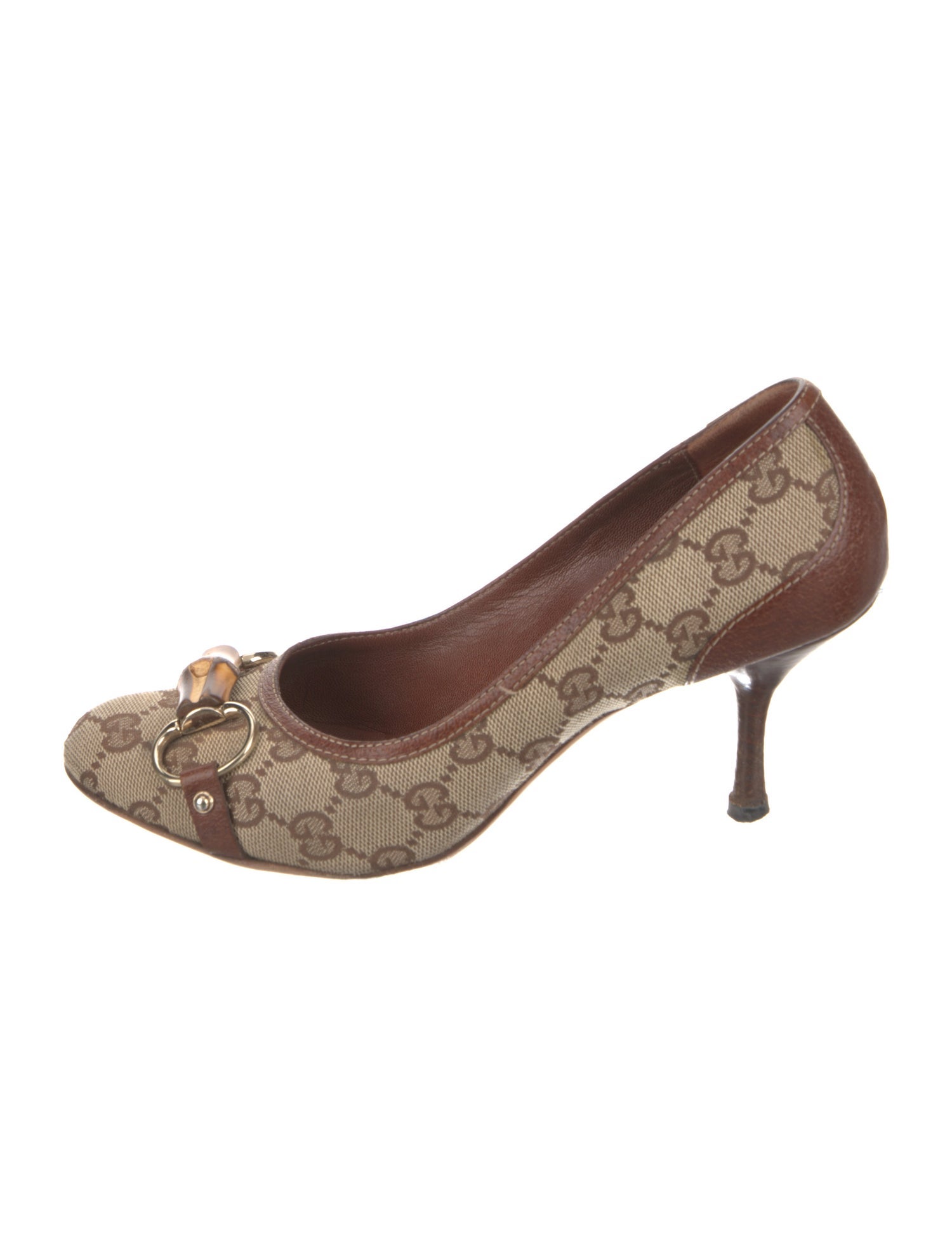 Gucci GG Canvas Canvas Pumps