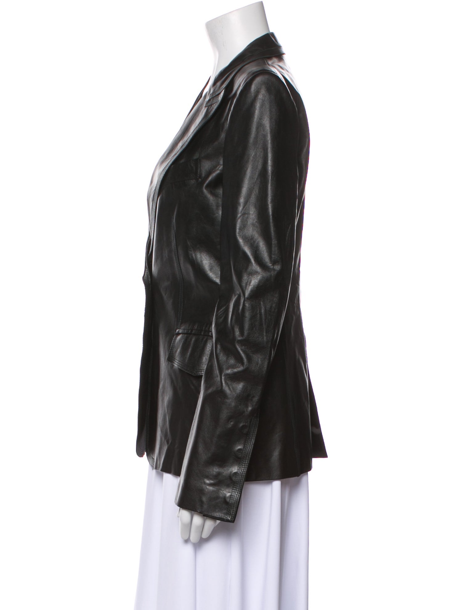 Gucci Leather Blazer