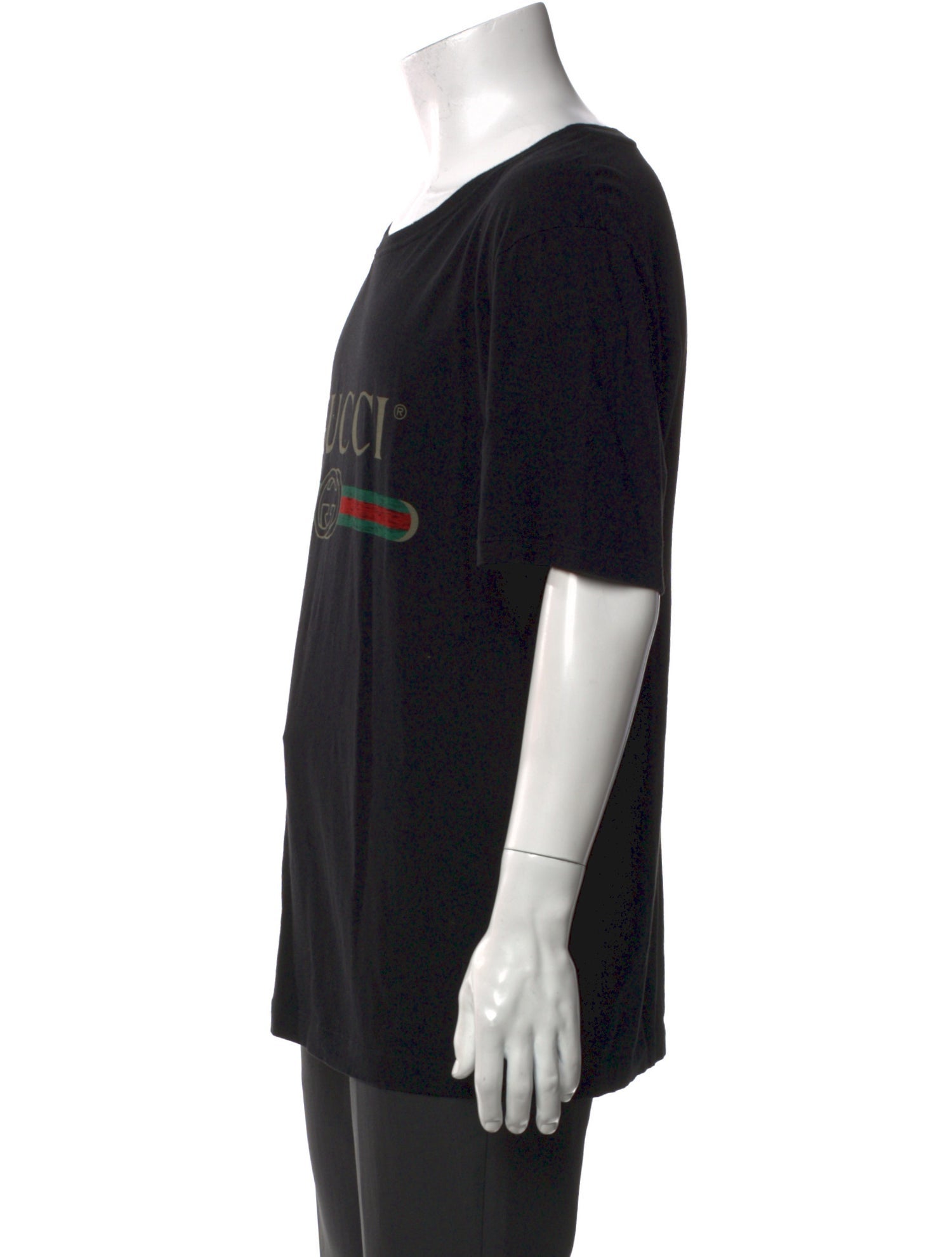 Gucci Web Accent Crew Neck T-Shirt