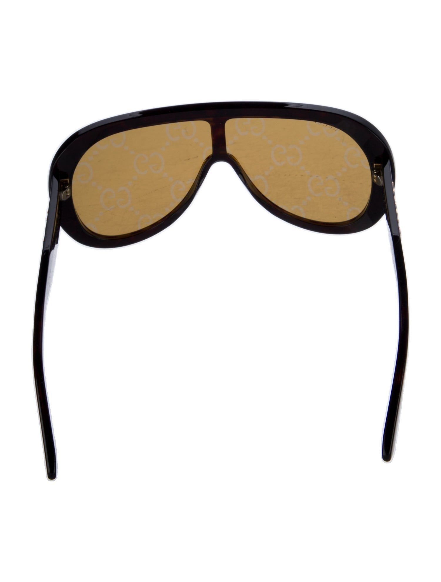 Gucci Shield Mirrored Sunglasses