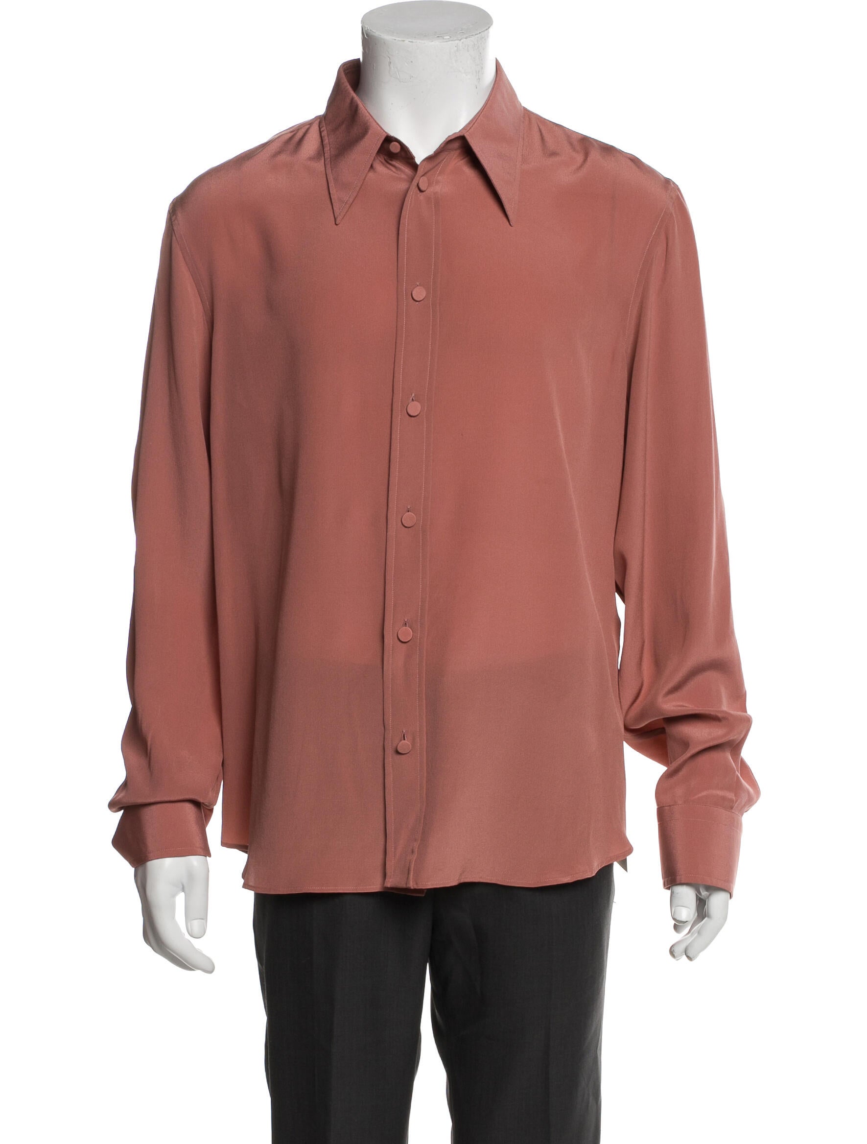 Gucci Silk Long Sleeve Shirt