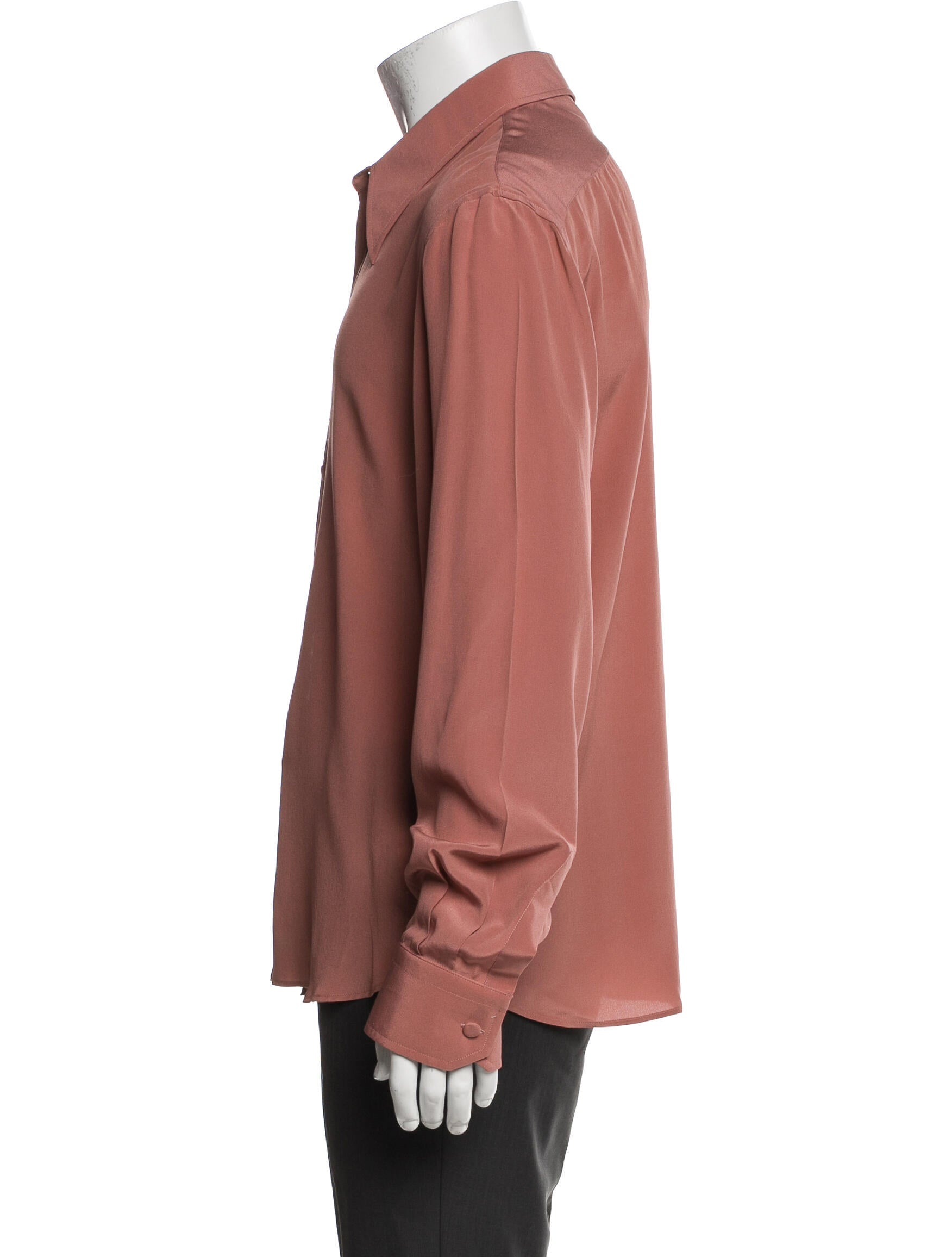 Gucci Silk Long Sleeve Shirt