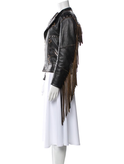 Gucci 2017 Hollywood Leather Biker Jacket Biker Jacket