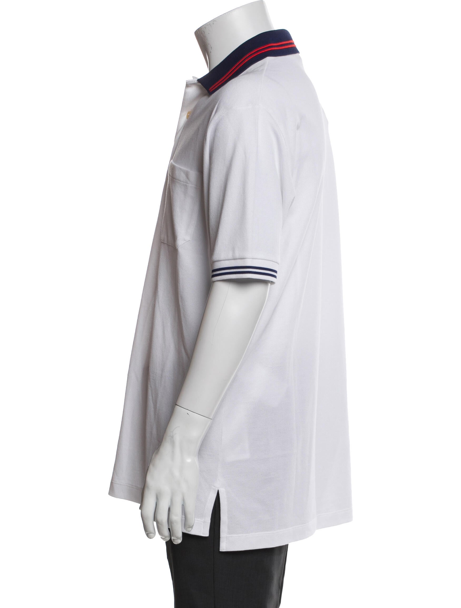 Gucci Interlocking G Logo Collar Polo Shirt