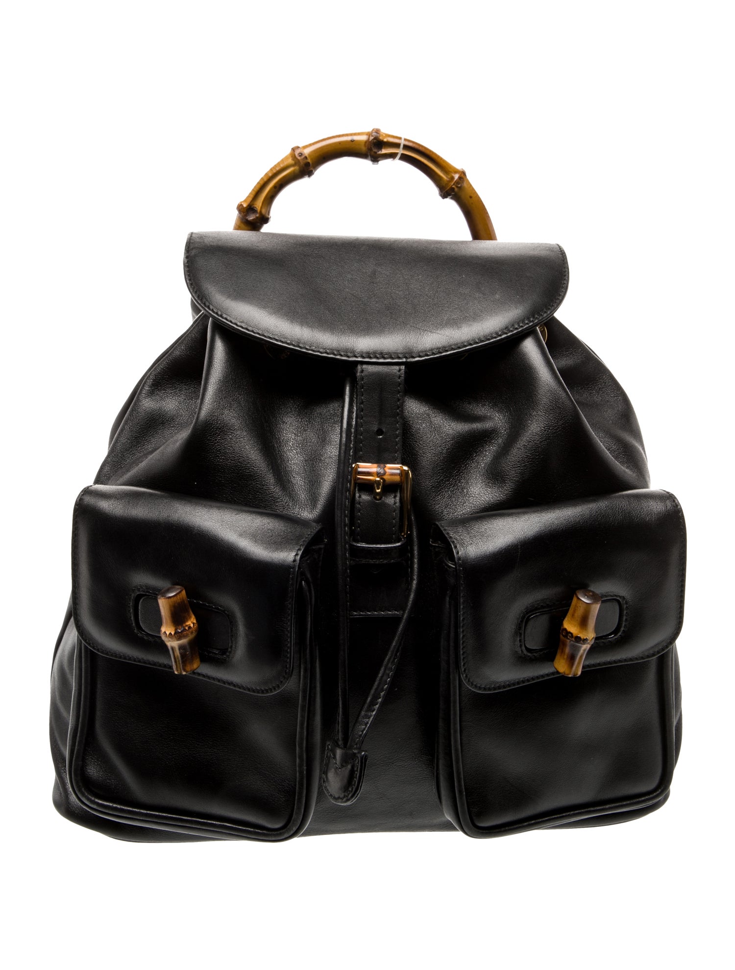 Gucci Bamboo Vintage Bamboo Backpack Vintage