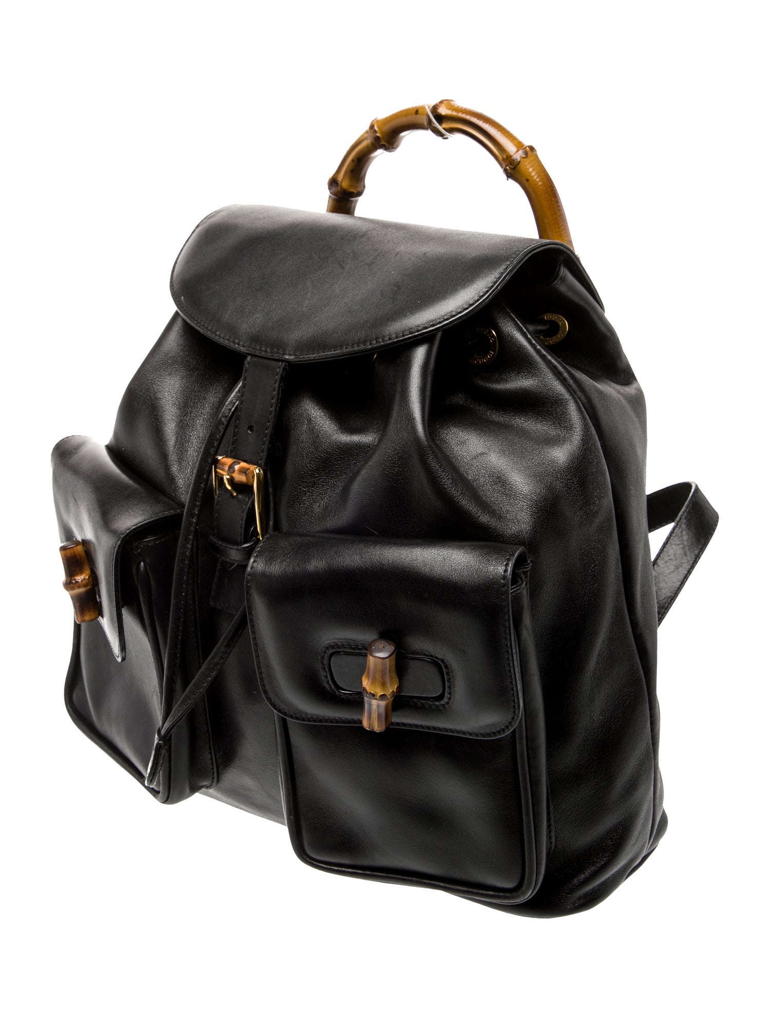 Gucci Bamboo Vintage Bamboo Backpack Vintage
