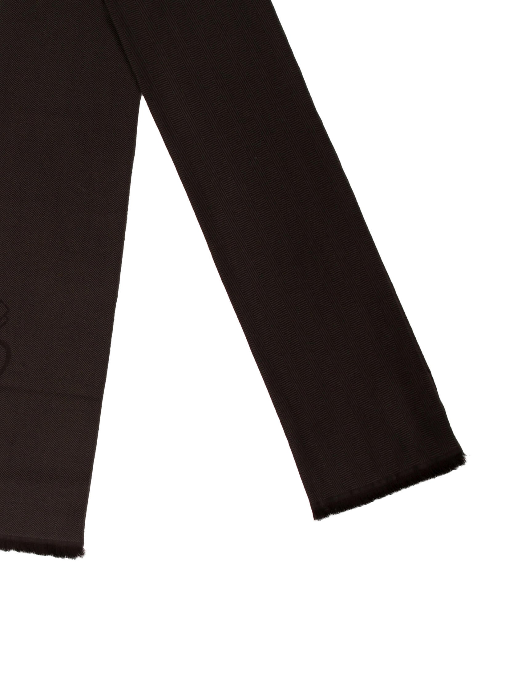 Gucci Wool GG Logo Scarf w/ Tags