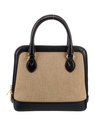 Gucci Canvas Top Handle Bag