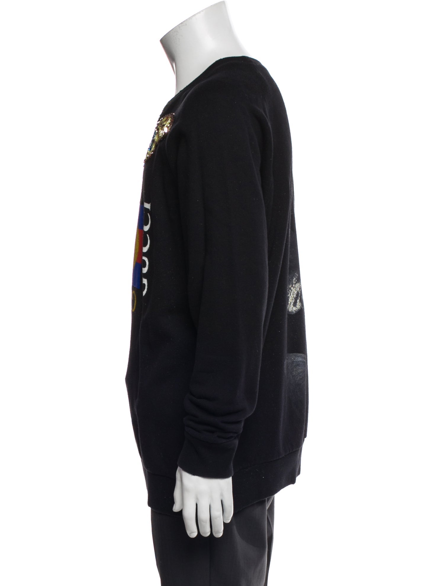 Gucci Web Accent Crew Neck Sweatshirt