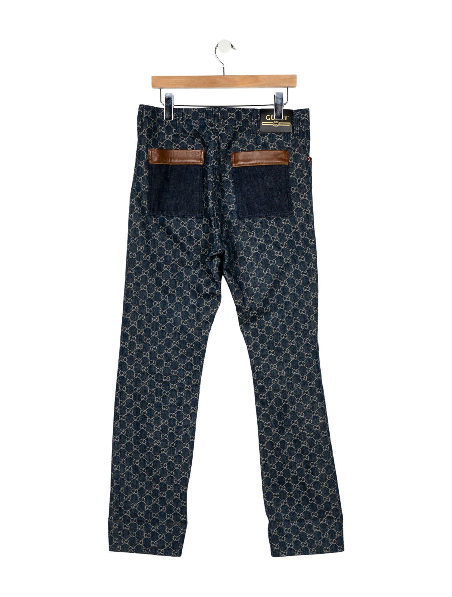 Gucci GG Denim Straight-Leg Jeans