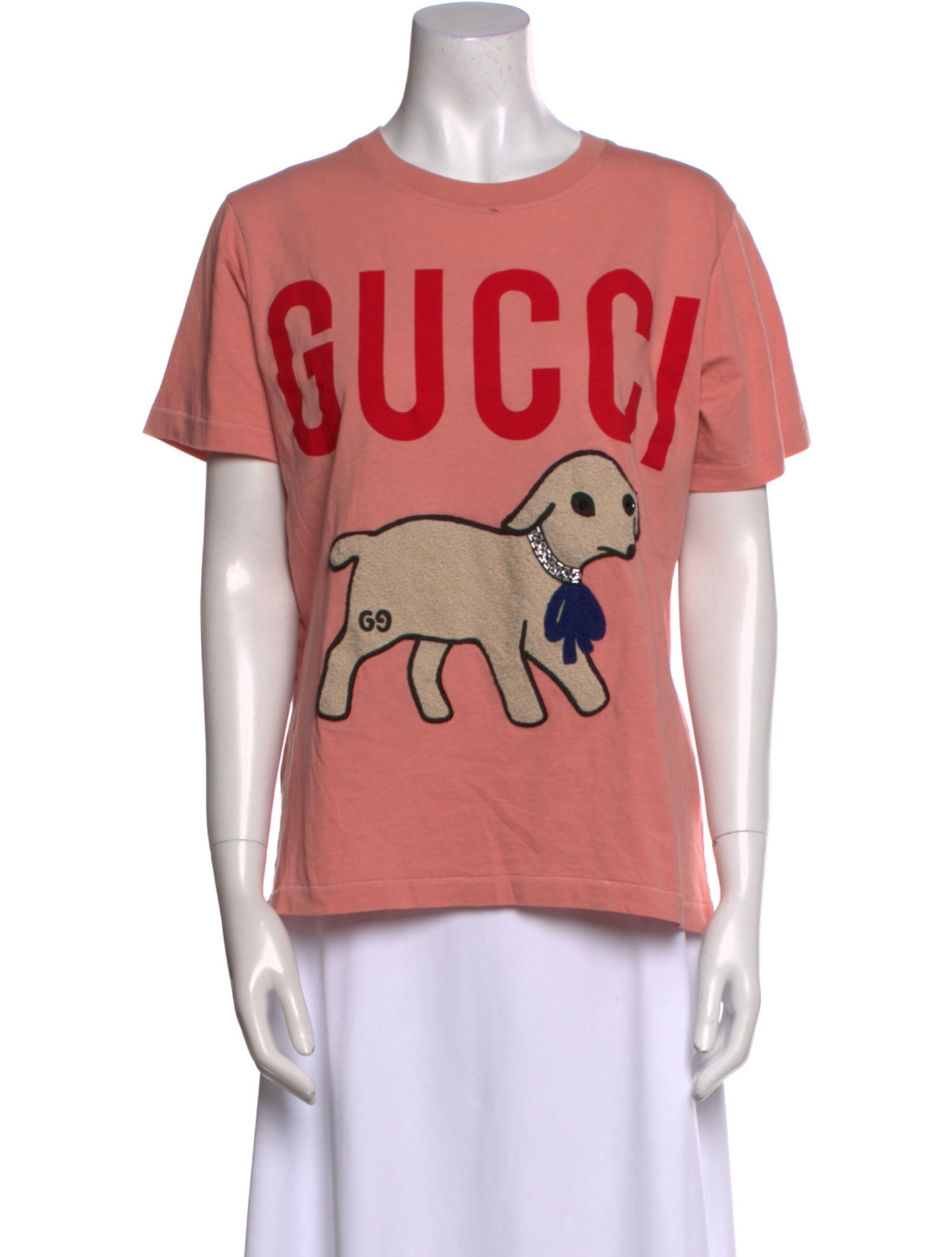 Gucci Graphic Print Crew Neck T-Shirt