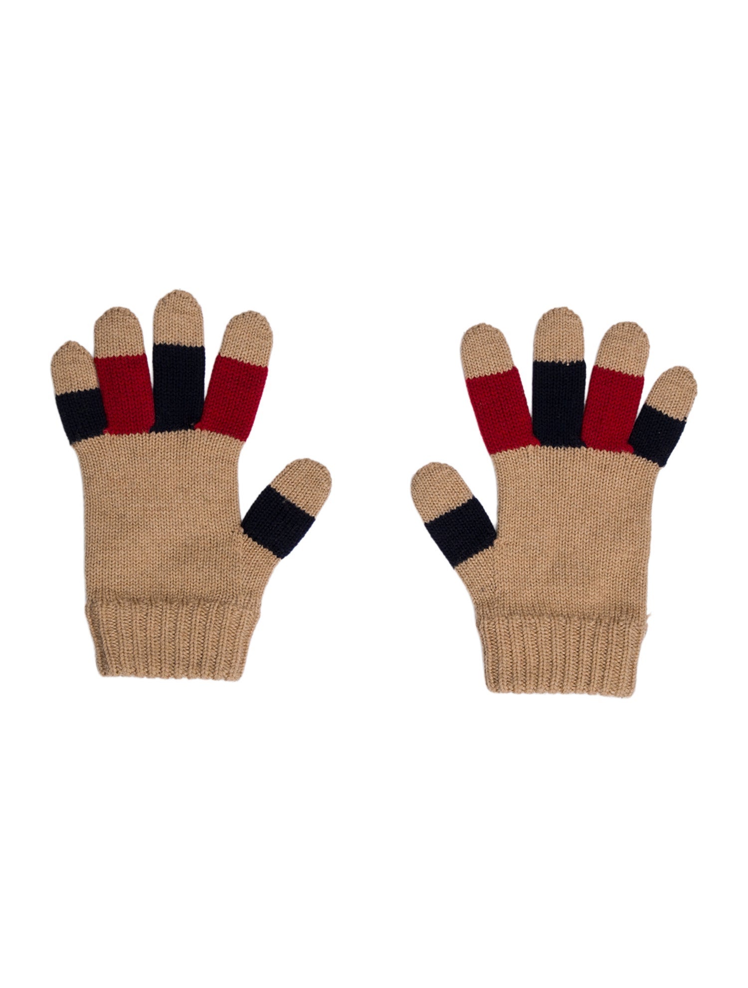 Gucci Boys's Sylvie Web Knit Gloves