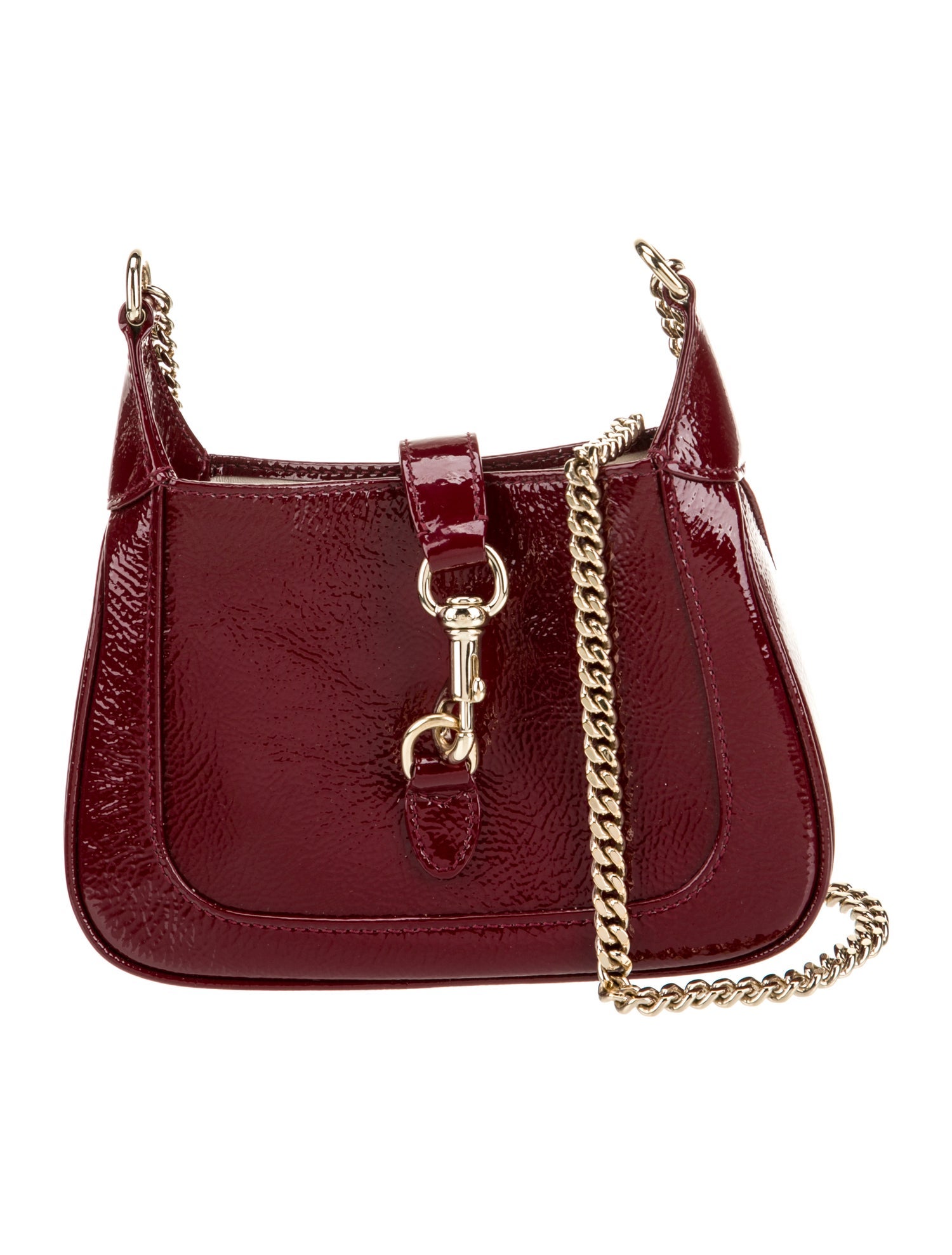 Gucci Patent Leather Jackie Notte Mini