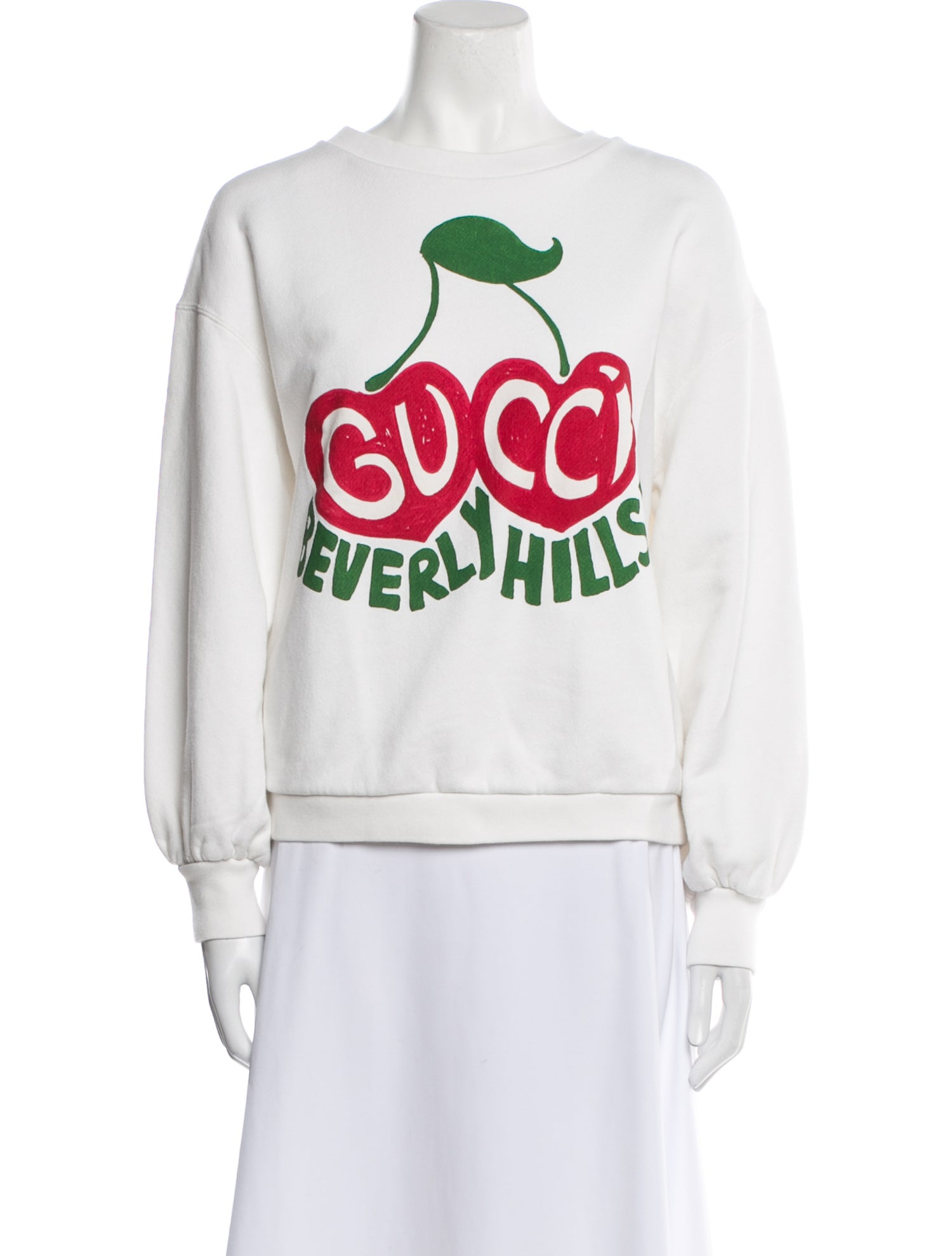 Gucci Graphic Print Crew Neck Sweatshirt