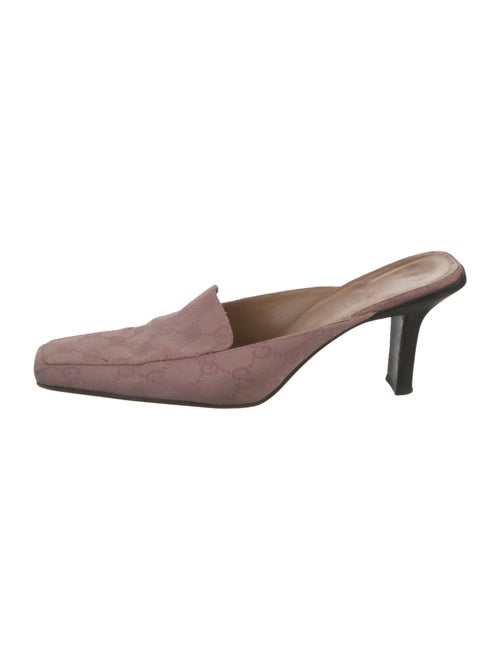 Gucci GG Canvas Canvas Mules