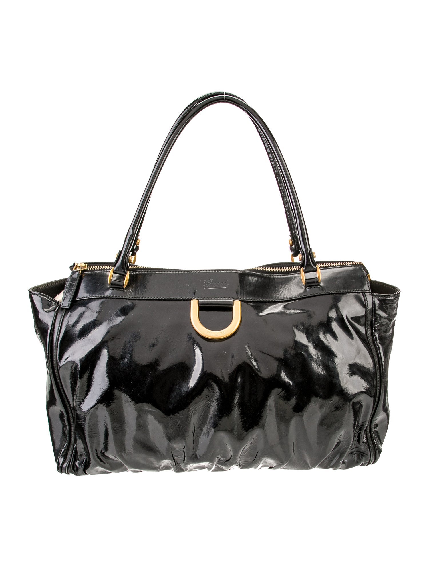 Gucci Patent Leather Shoulder Bag