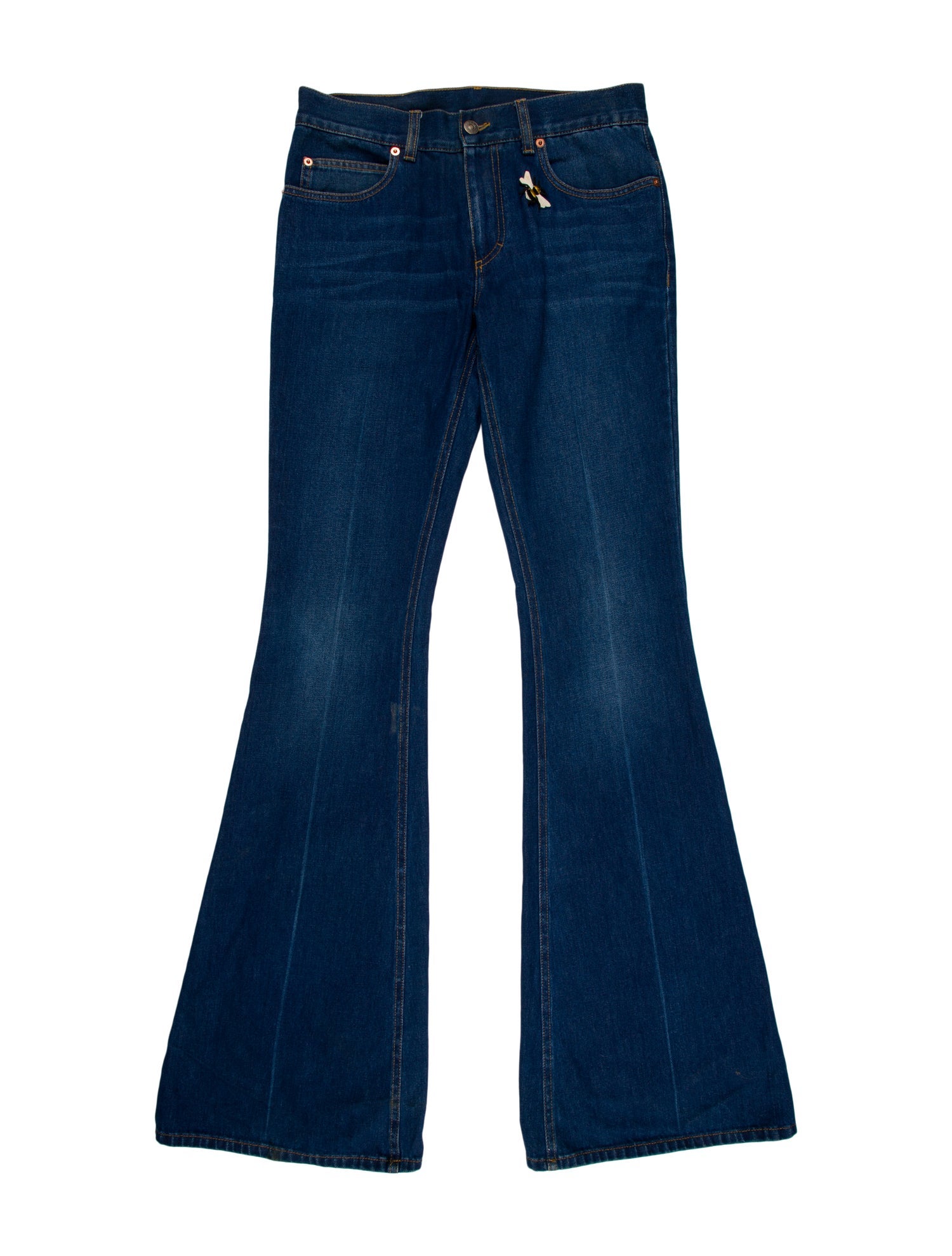 Gucci Mid-Rise Wide Leg Jeans
