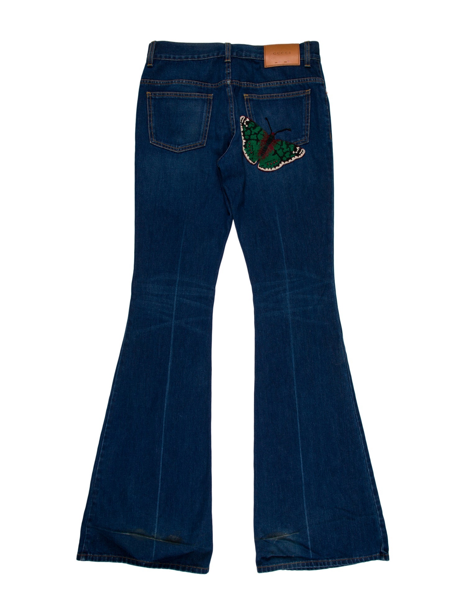 Gucci Mid-Rise Wide Leg Jeans
