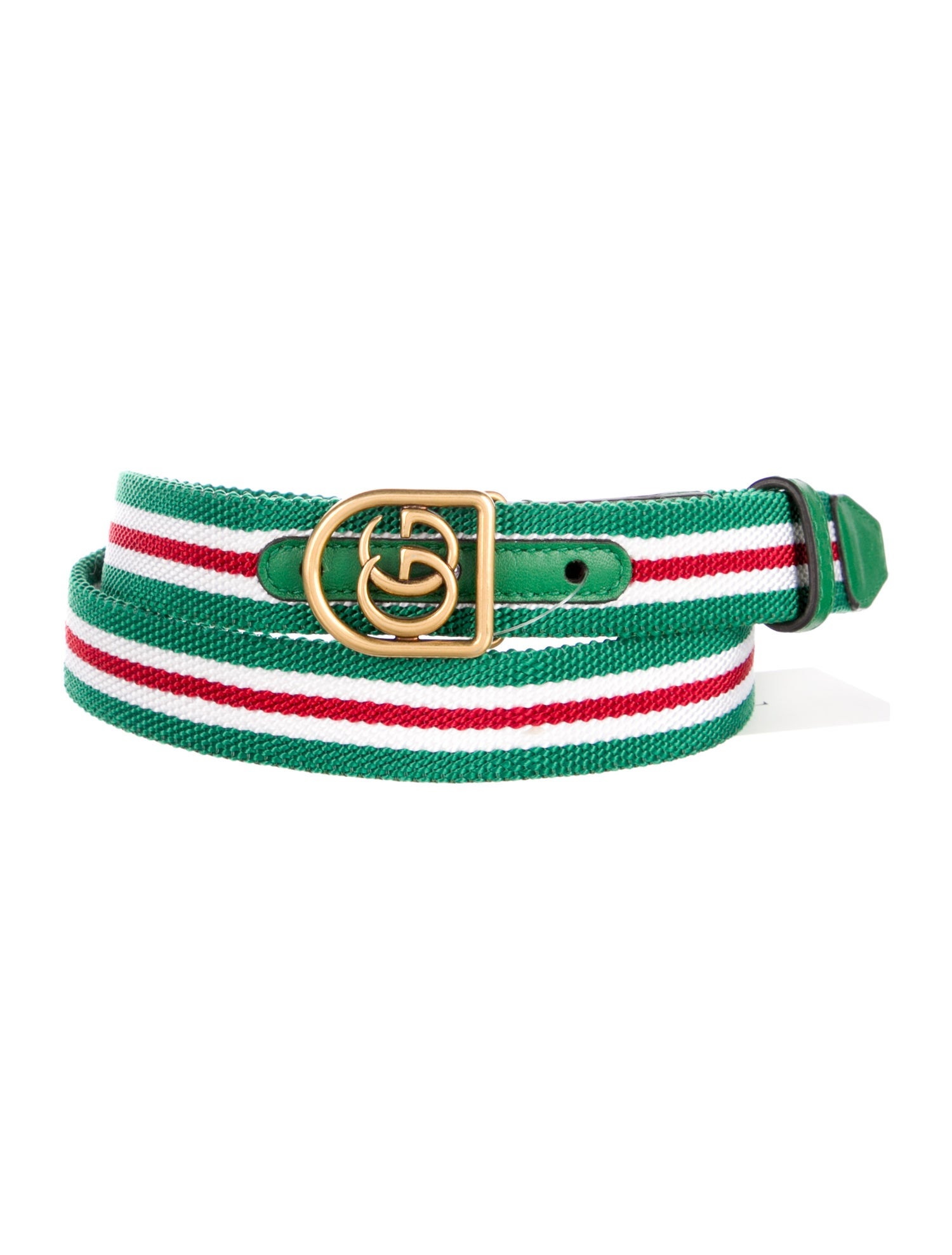 Gucci Skinny Canvas Waist Belt