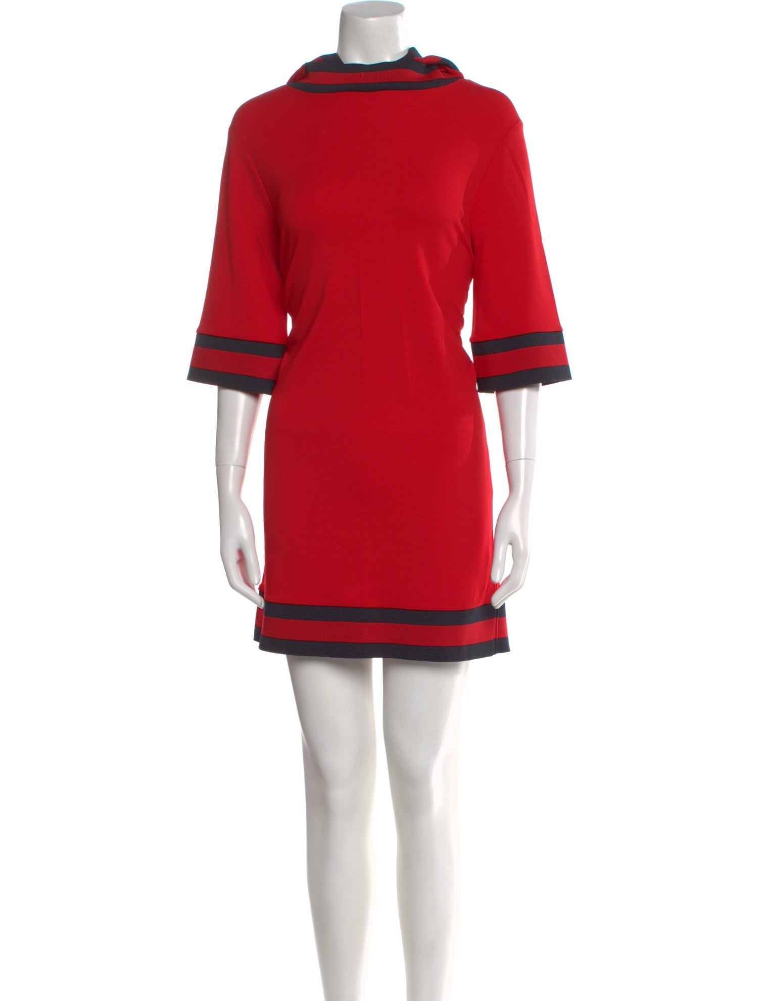 Gucci Mock Neck Mini Dress