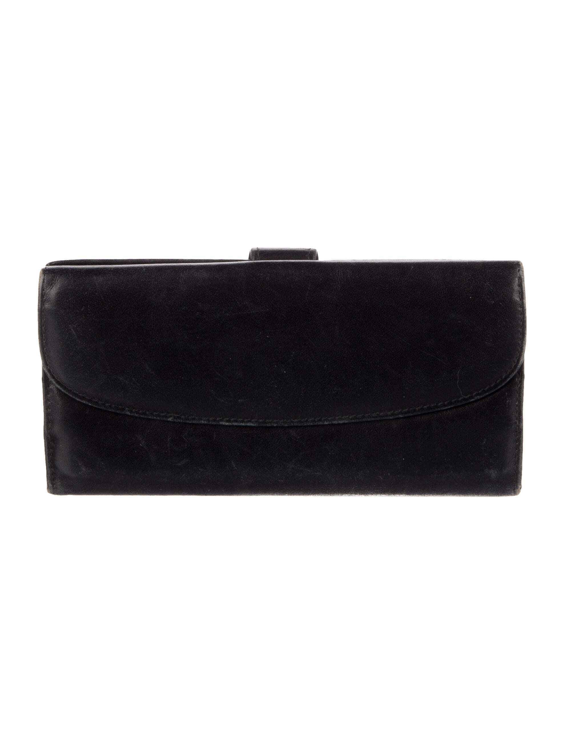 Gucci GG Logo Leather French Purse