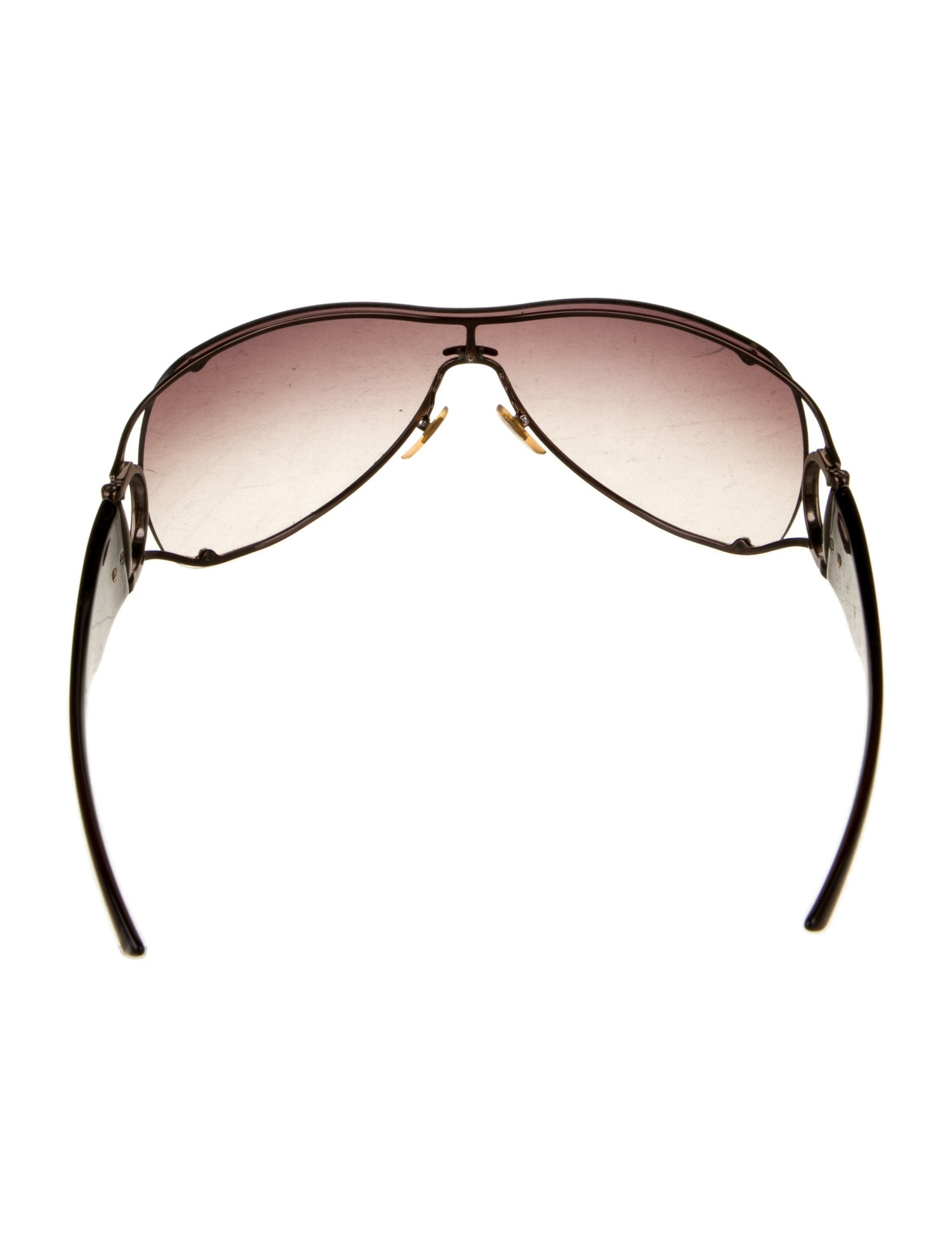 Gucci Hasler Horsebit Accent Shield Sunglasses
