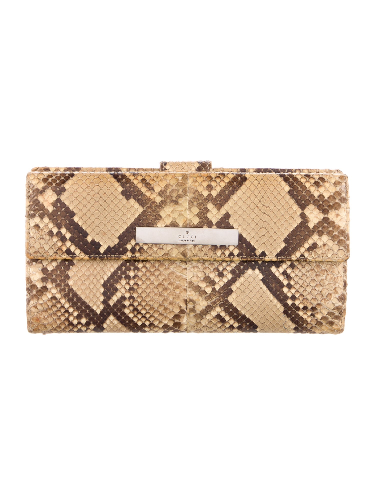 Gucci Vintage Snakeskin Wallet