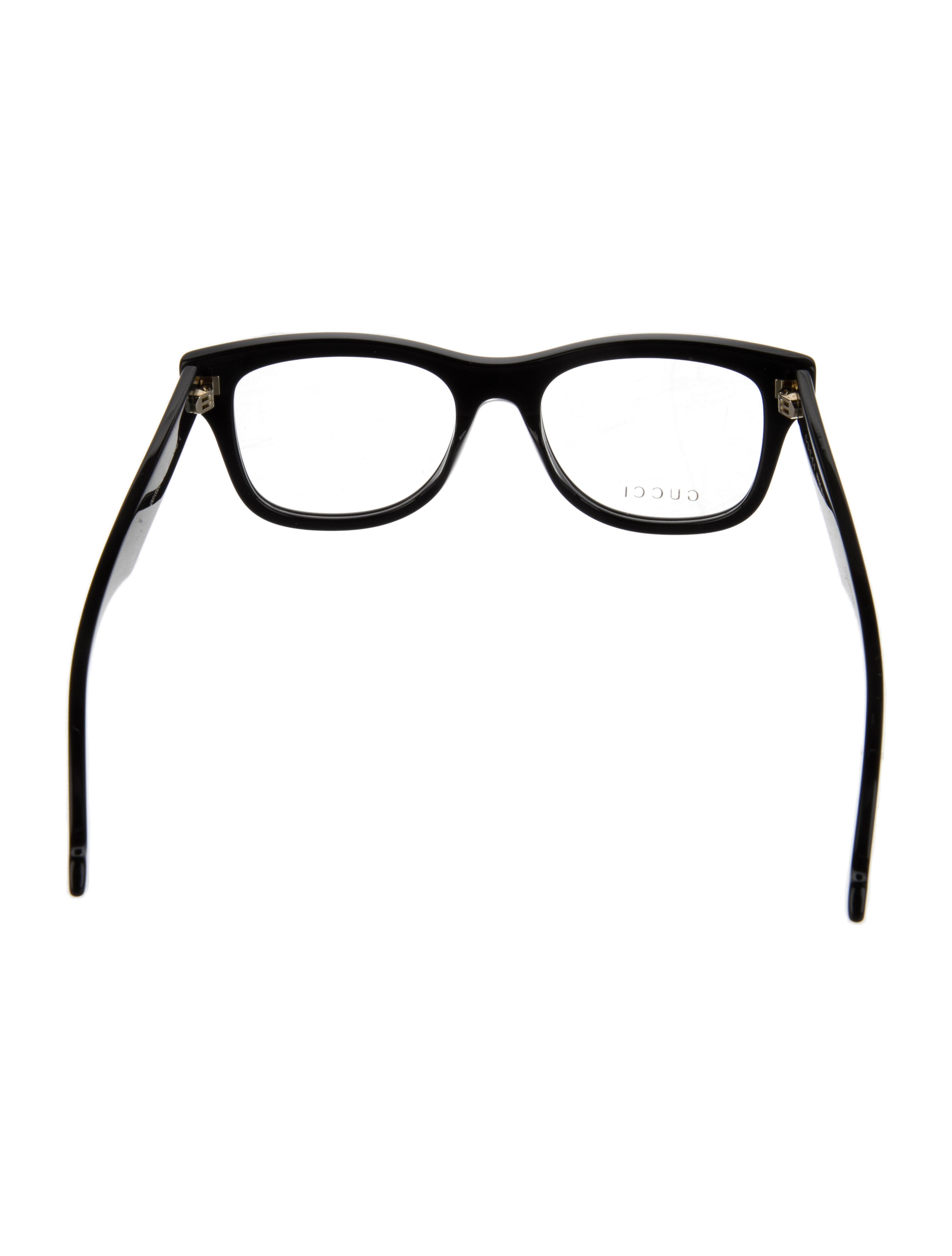 Gucci Web Accent Square Eyeglasses