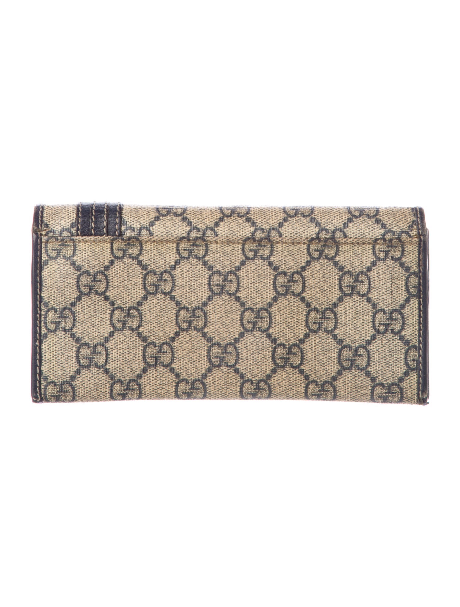 Gucci Vintage GG Supreme Continental Wallet