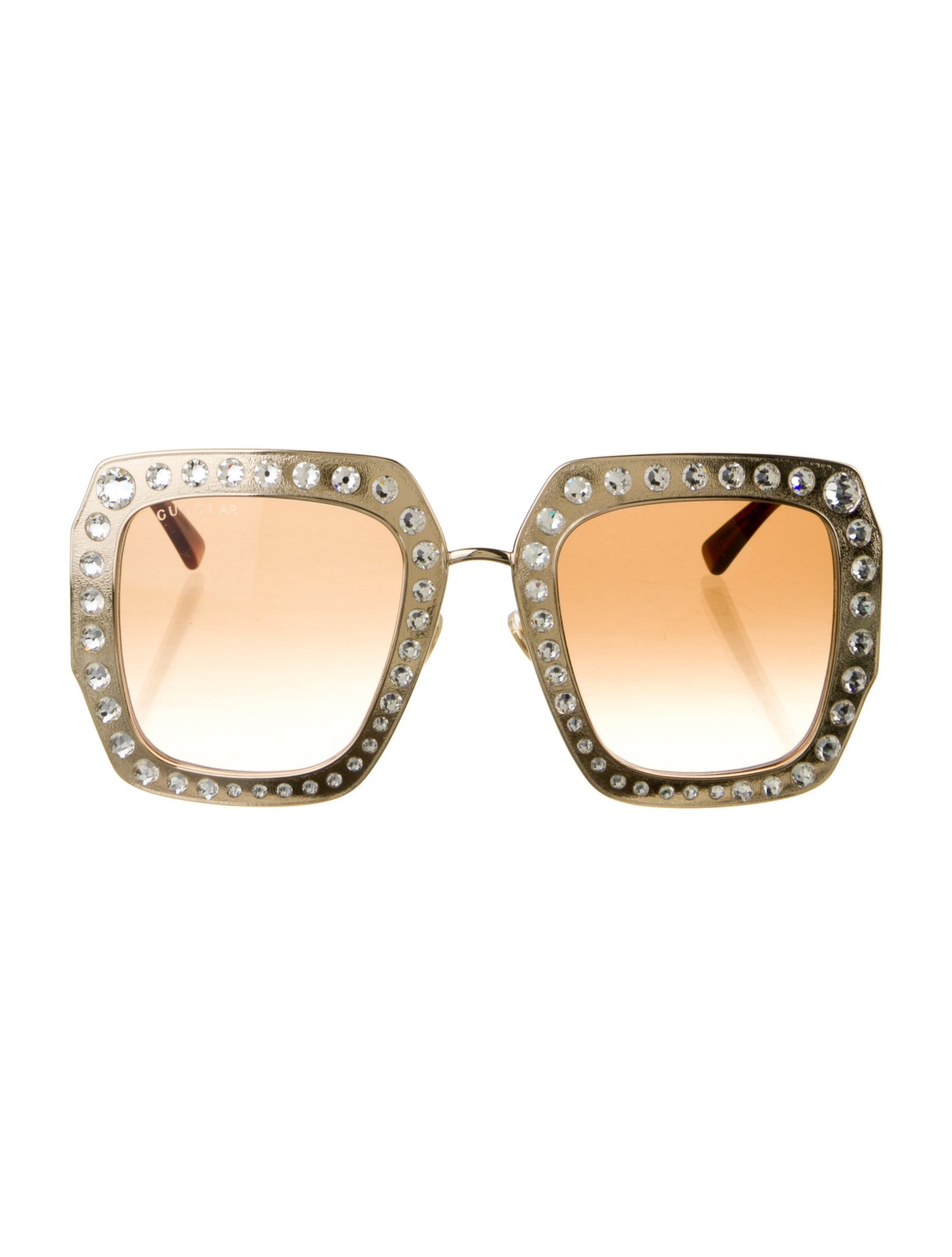 Gucci GG Crystal Square Sunglasses