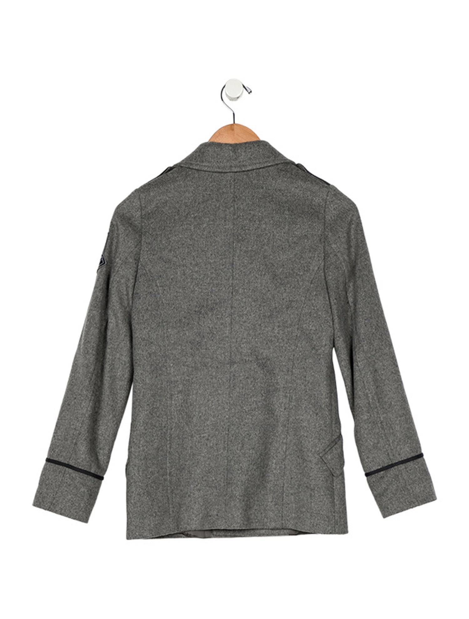 Gucci Girls' Wool-Cashmere Blend Coat