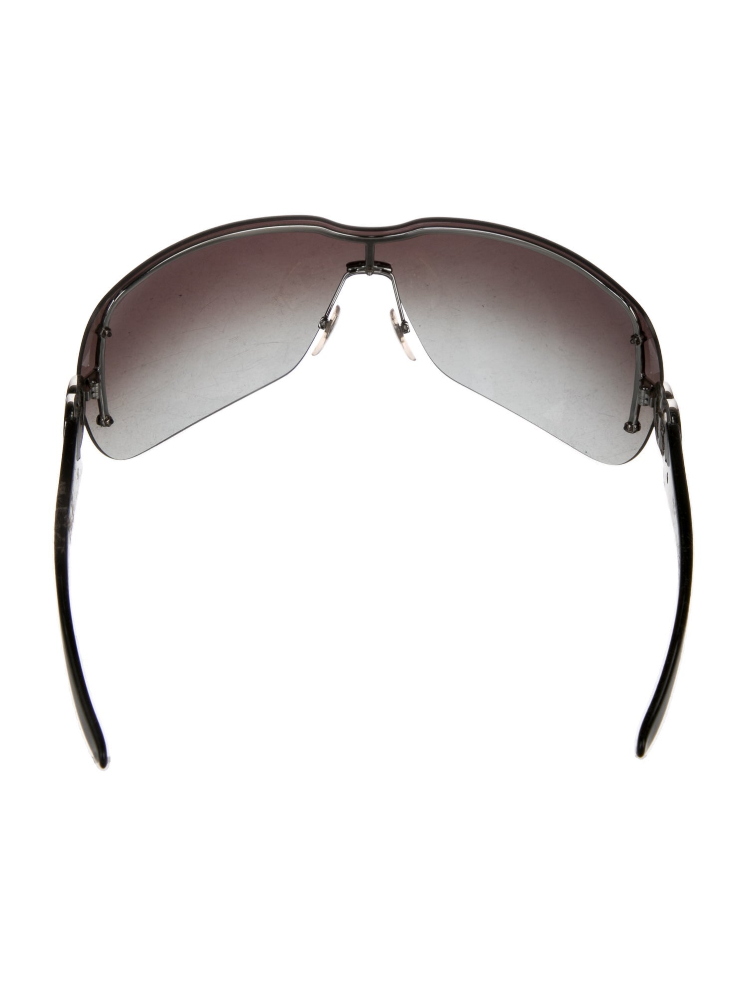 Gucci Interlocking G Logo Shield Sunglasses