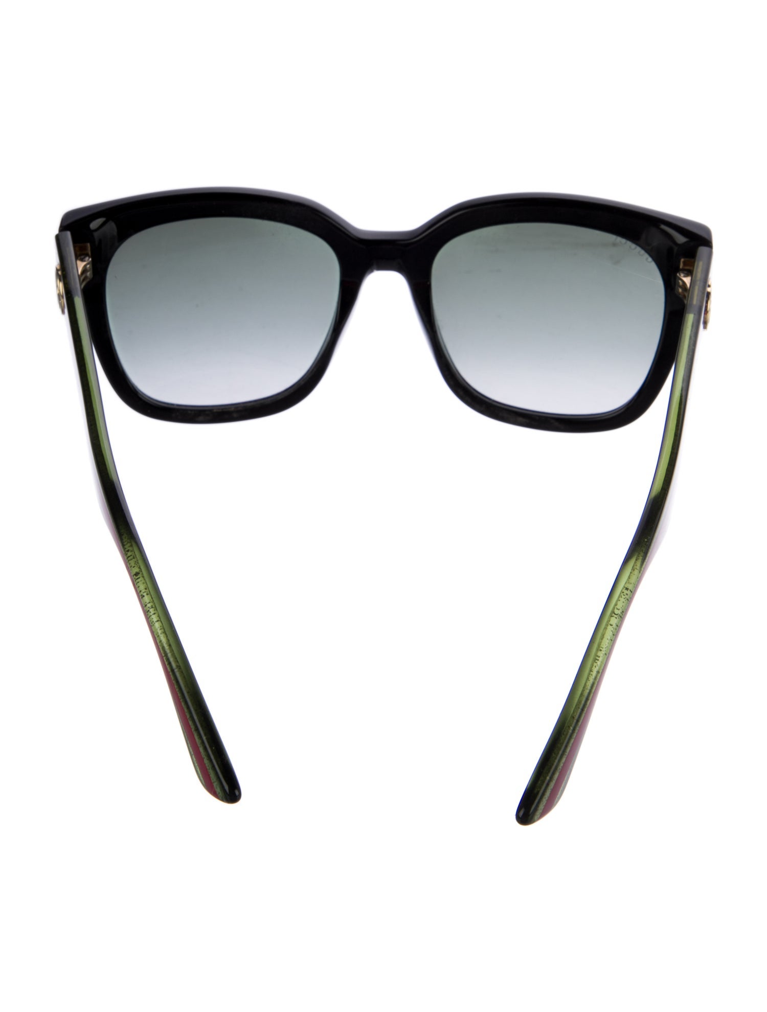 Gucci Web Accent Square Sunglasses