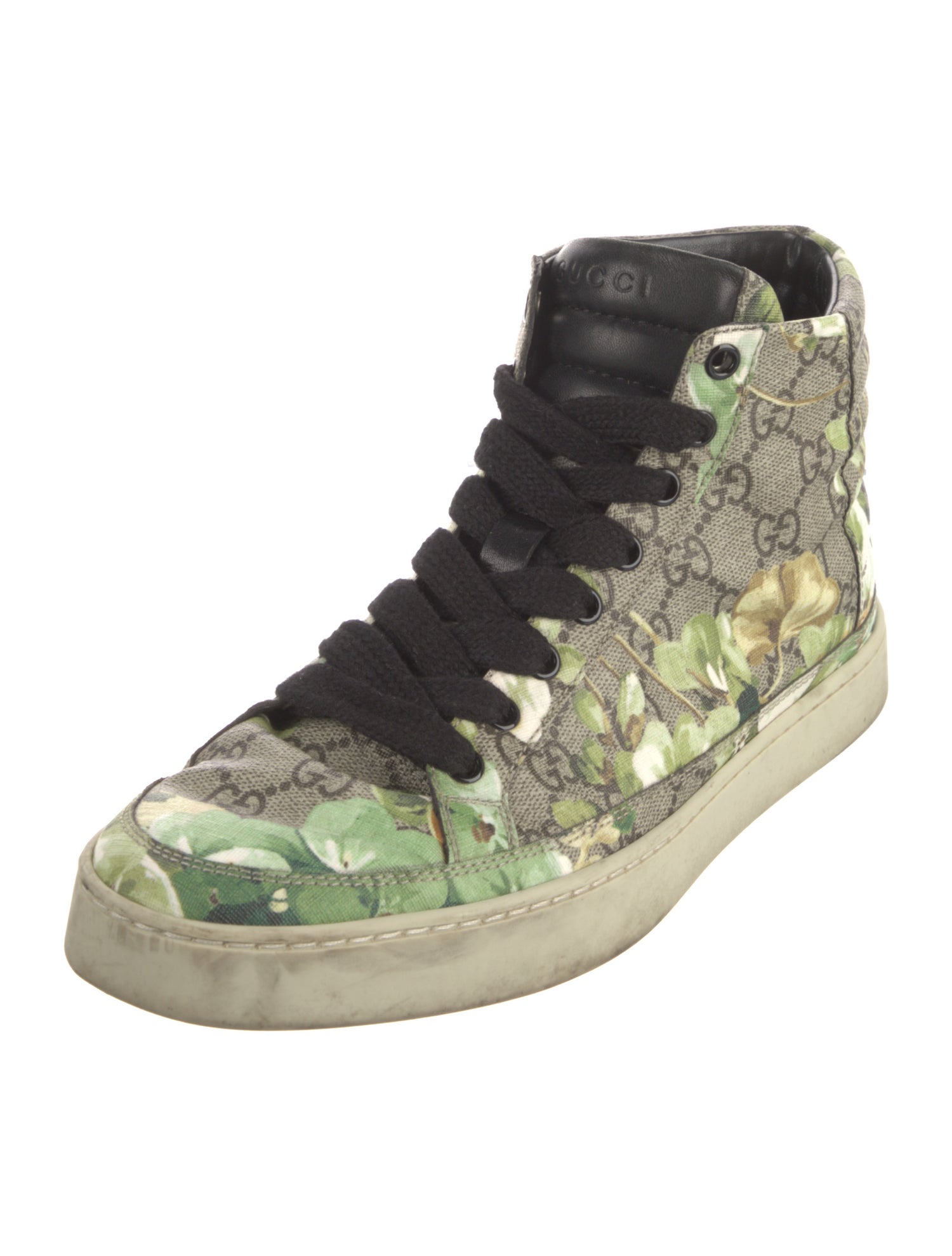 Gucci Flora Print Canvas Sneakers