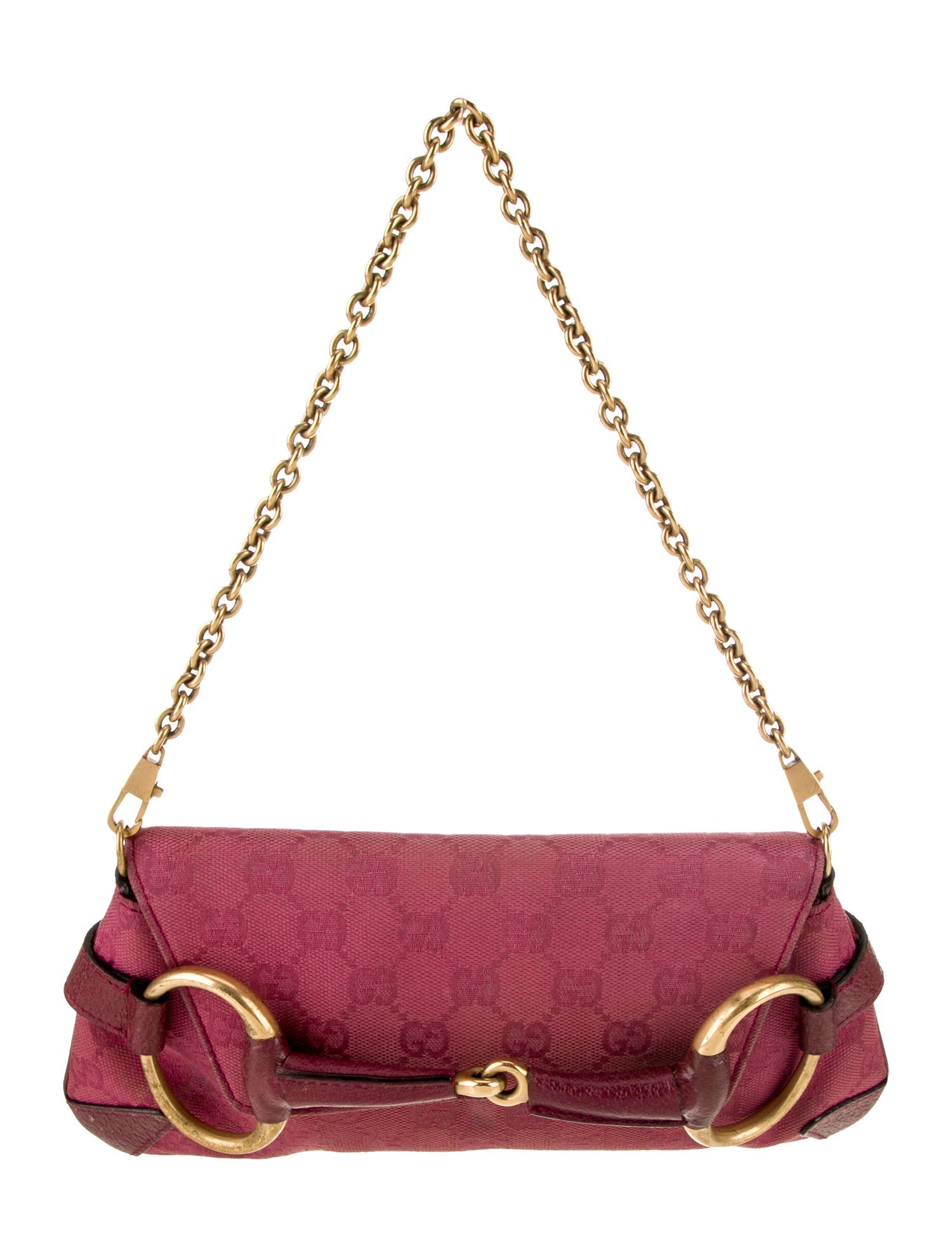 Gucci GG Canvas Horsebit Chain