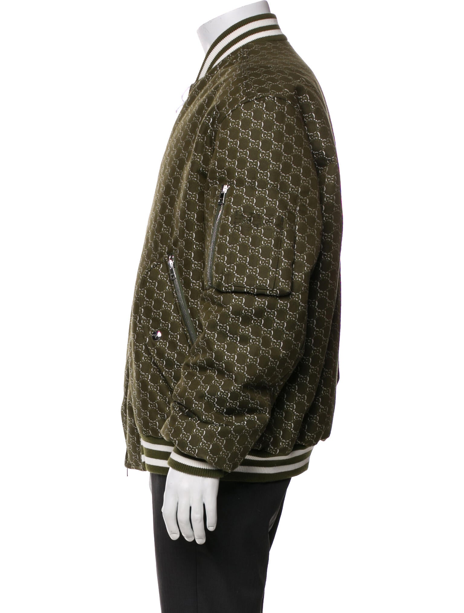 Gucci 2024 GG Canvas Bomber Jacket w/ Tags