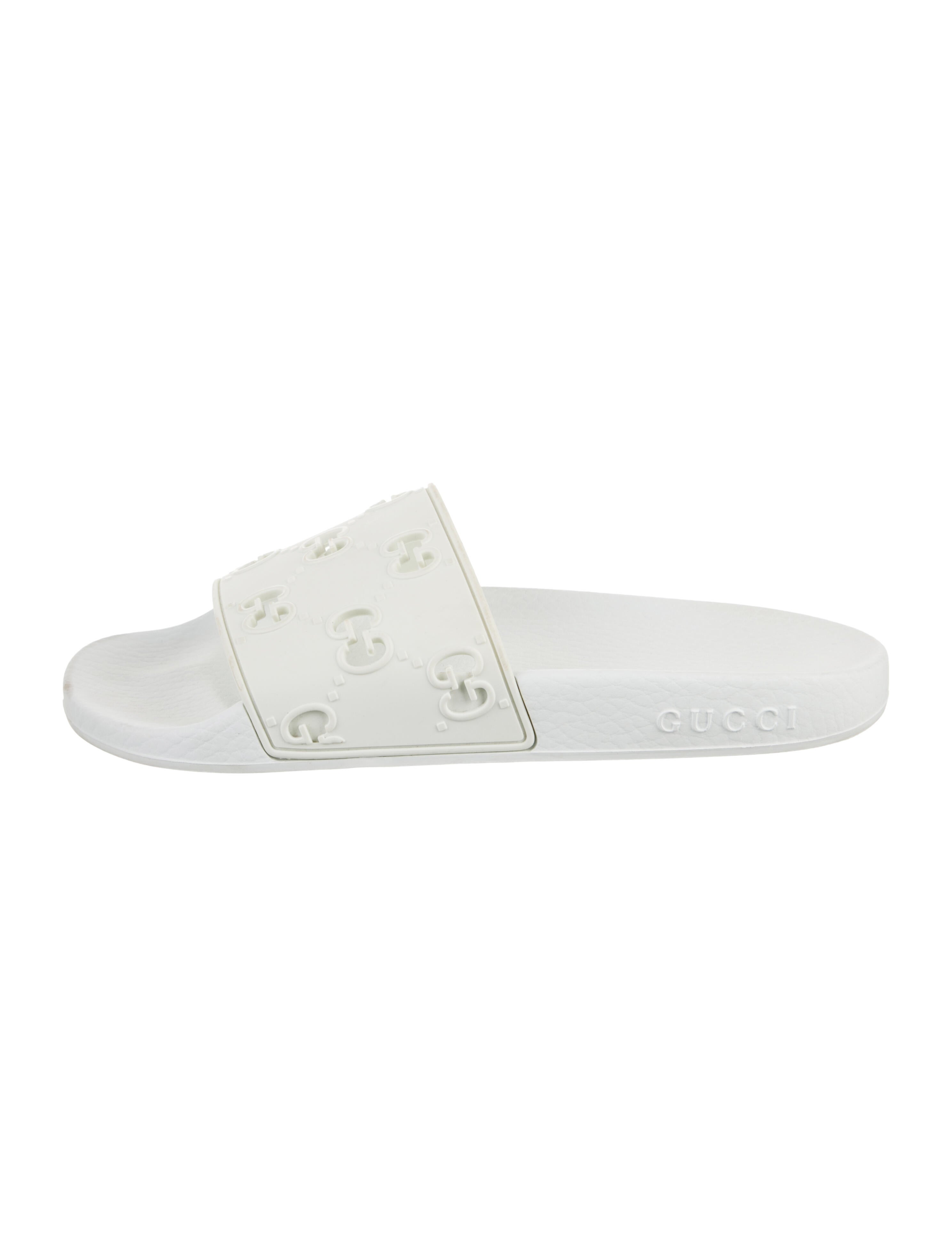 Gucci Running GG Logo Rubber Slides
