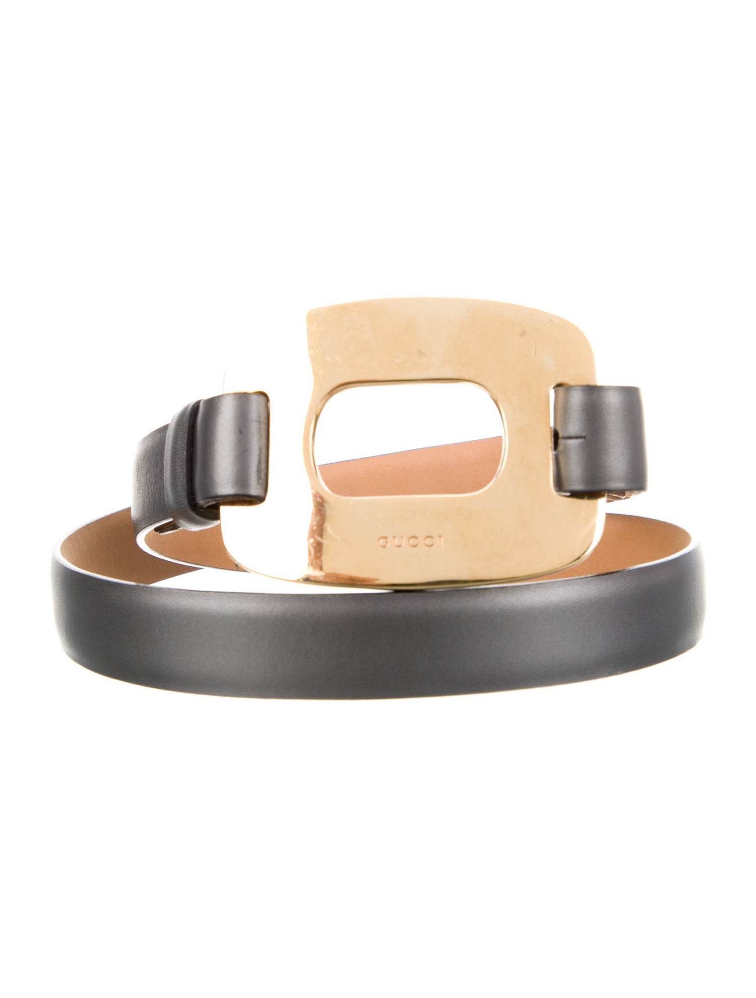 Gucci Skinny Leather Belt