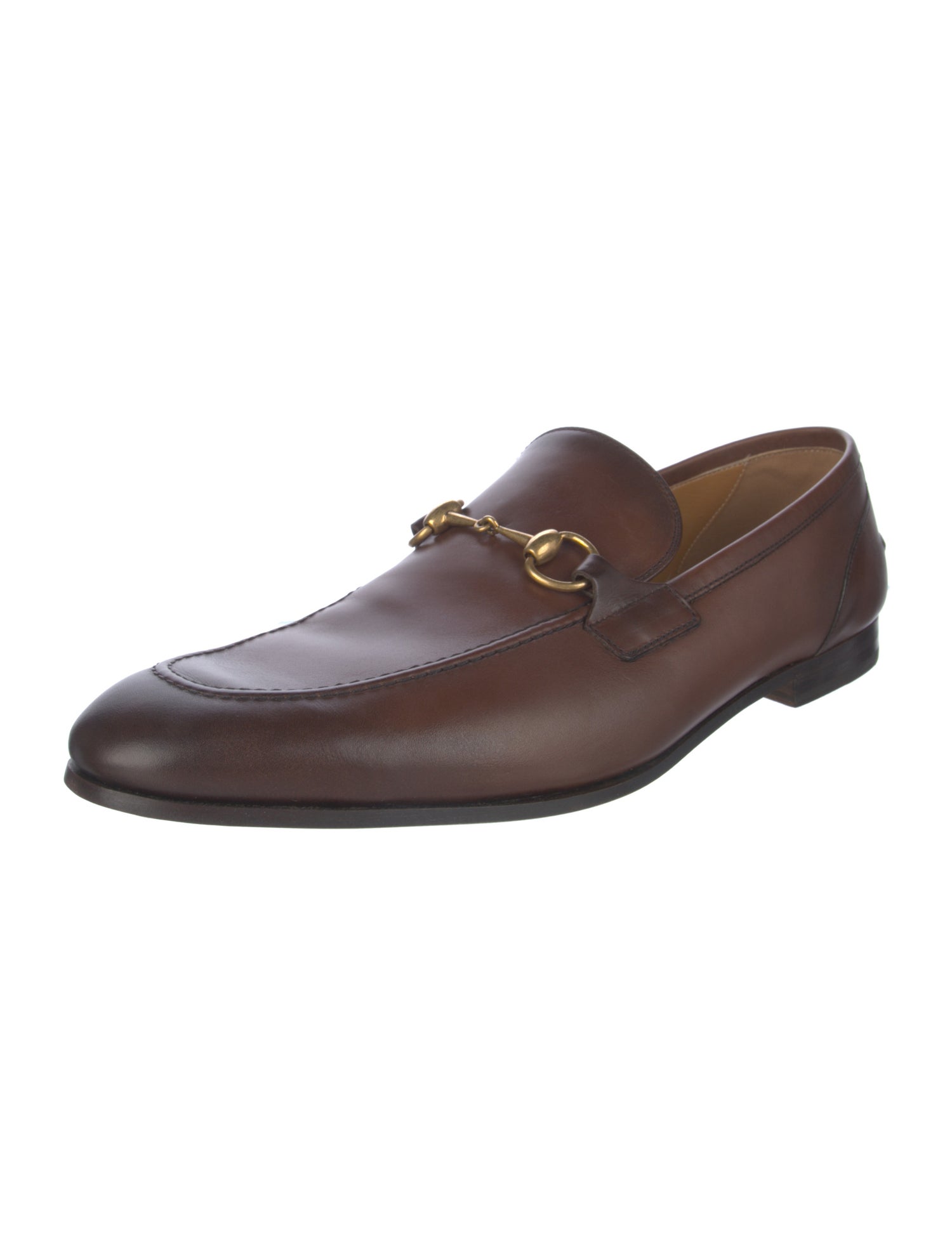 Gucci Jordaan Loafer Horsebit Accent Dress Loafers
