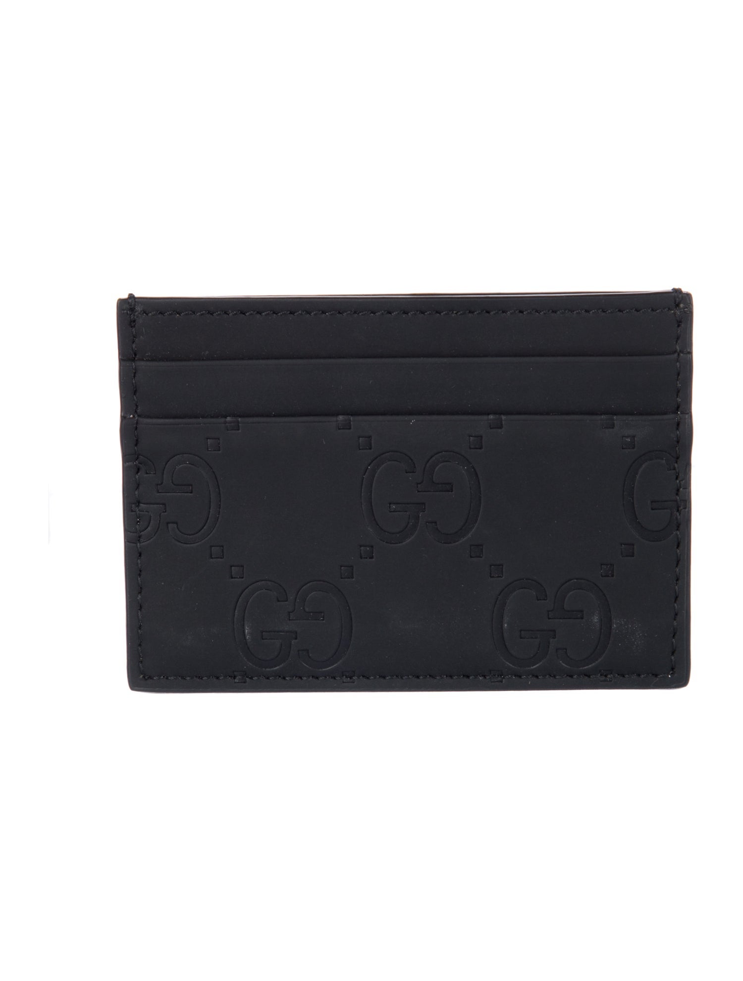 Gucci Rubber-Effect GG Signature Card Holder