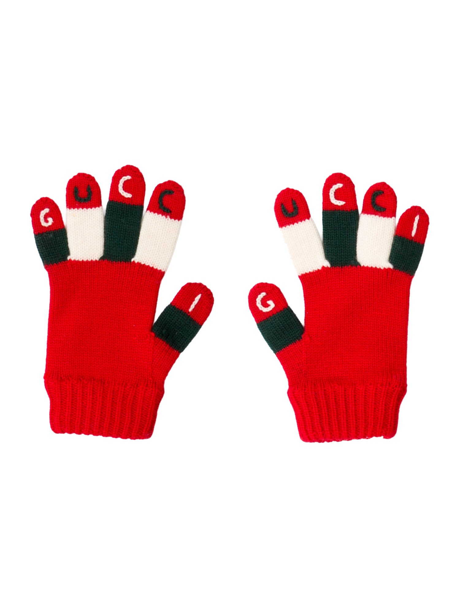 Gucci kid girls' multicolored gloves