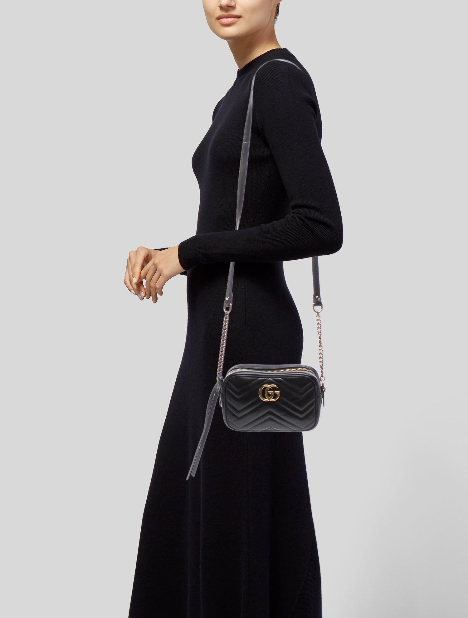 Gucci Leather Marmont Mini