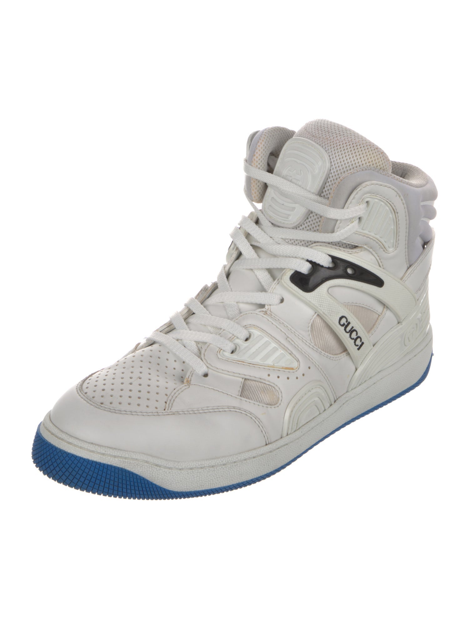 Gucci Interlocking G Logo Leather Sneakers