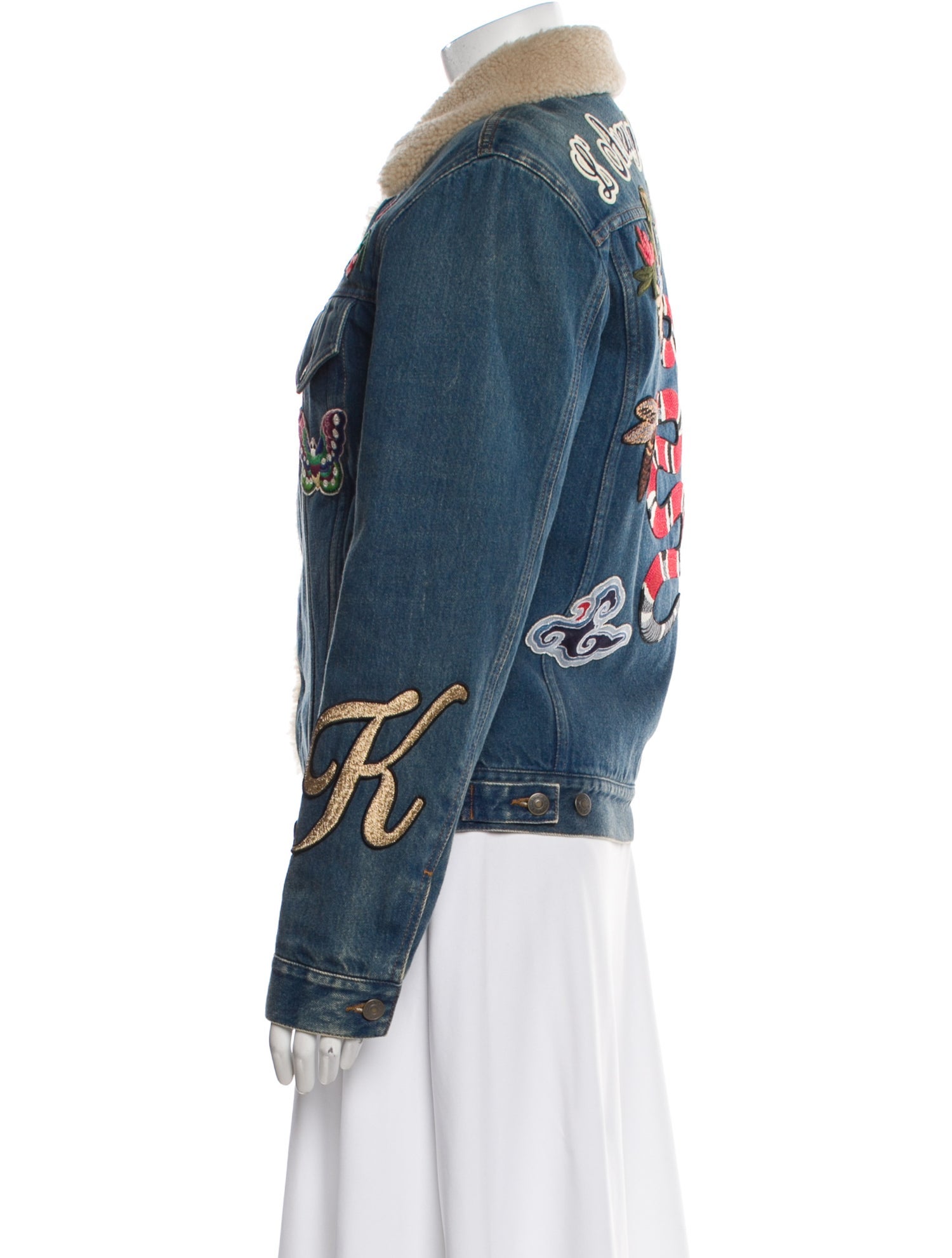 Gucci 2019 L'Aveugle Par Amour Denim Jacket