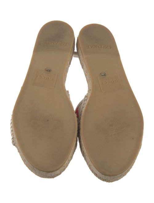 Gucci Running GG Logo Canvas Espadrilles