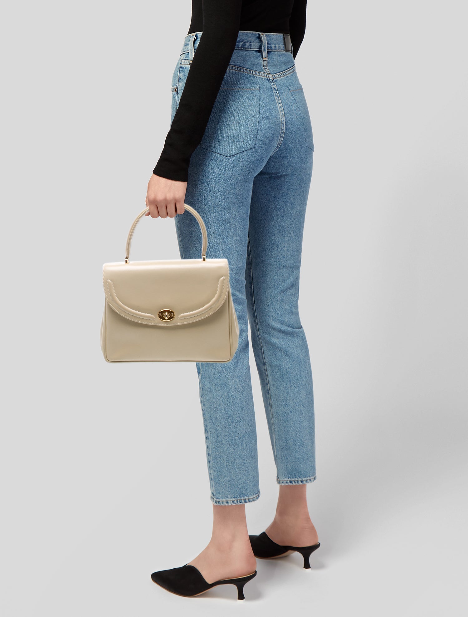 Gucci Leather Top Handle Bag