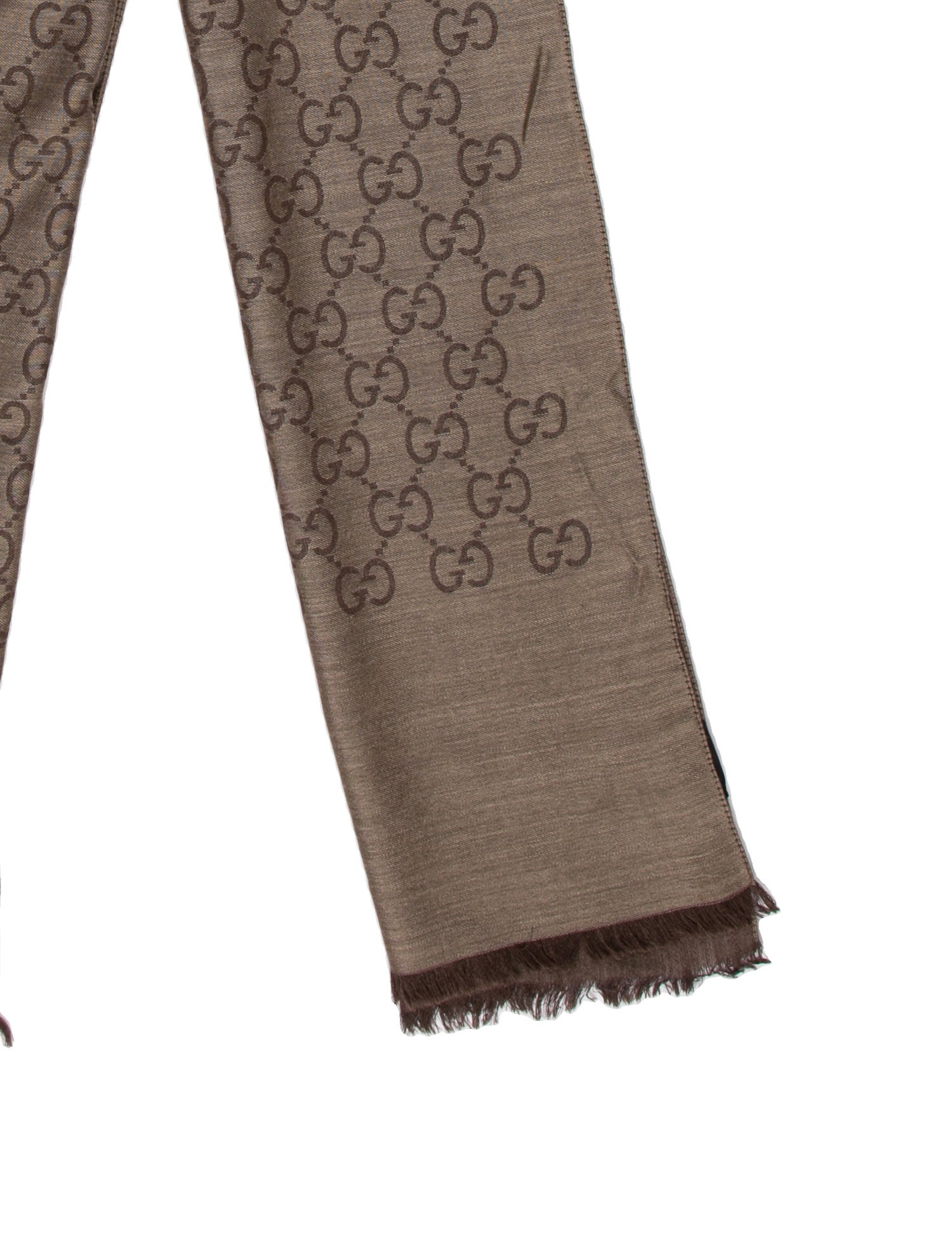 Gucci Wool GG Logo Scarf