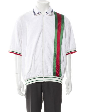 Gucci Web Accent Striped Jacket
